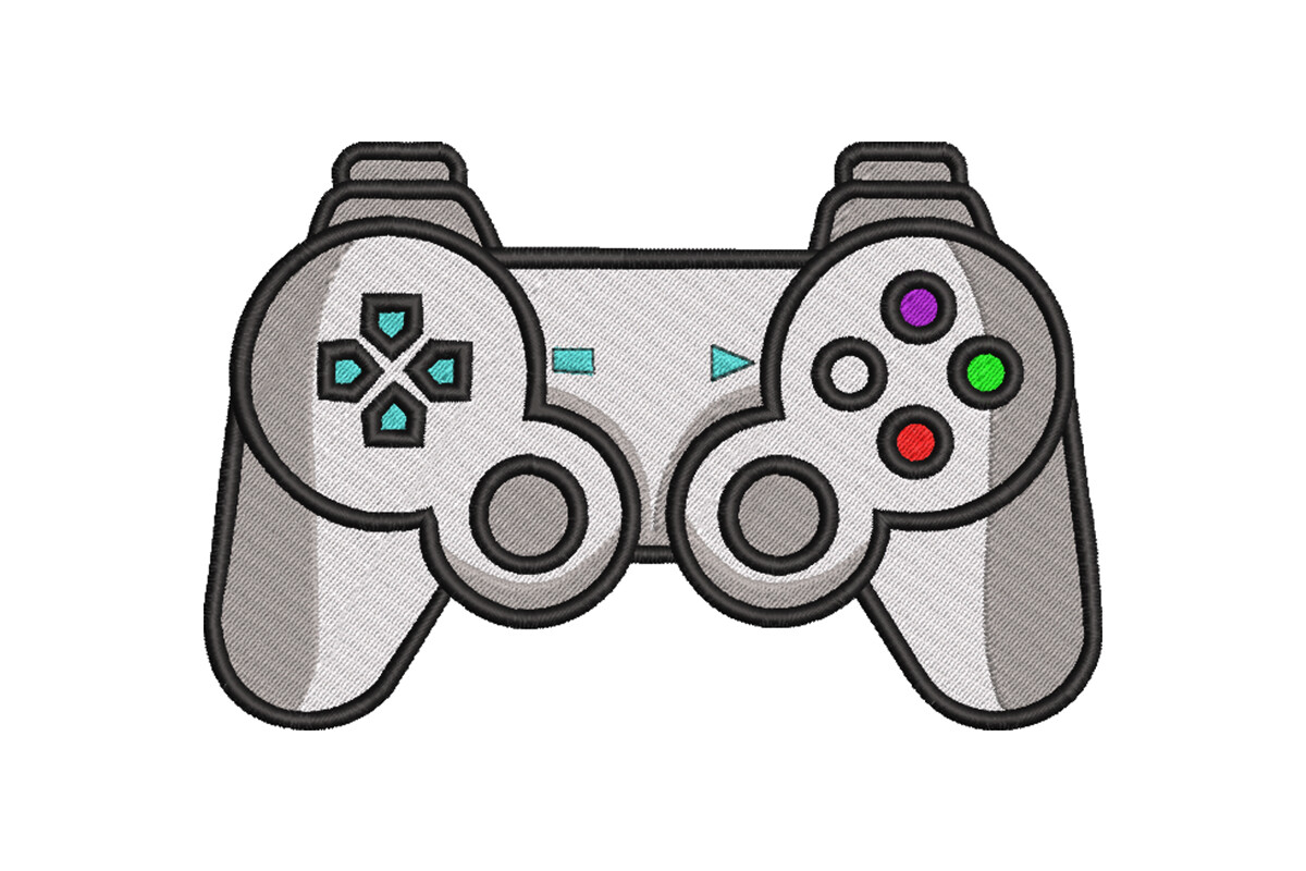 Game Controller Machine Embroidery Design