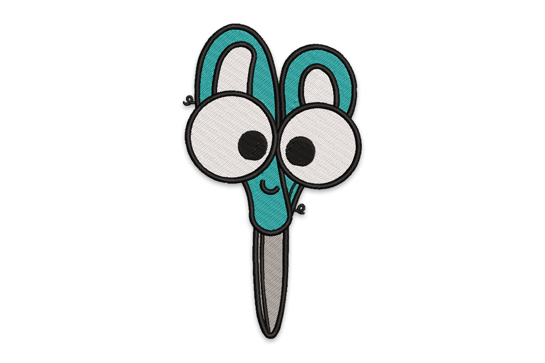 Free Scissors Embroidery Design | Cartoon Craft Machine File | Embroidize