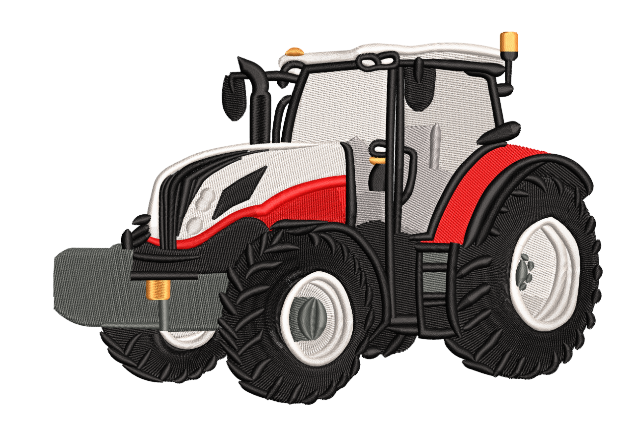 Tractor – Kids Farm Machine Embroidery Design