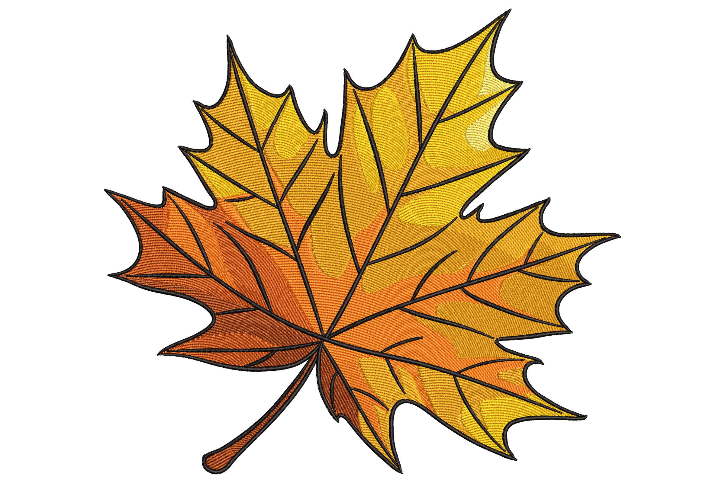 Autumn Maple Leaf – Embroidery Design | Embroidize