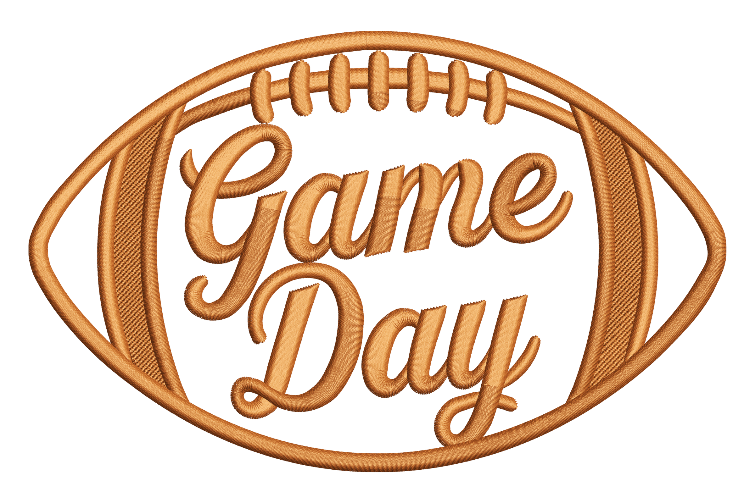 Game Day Football – Sports Embroidery Design