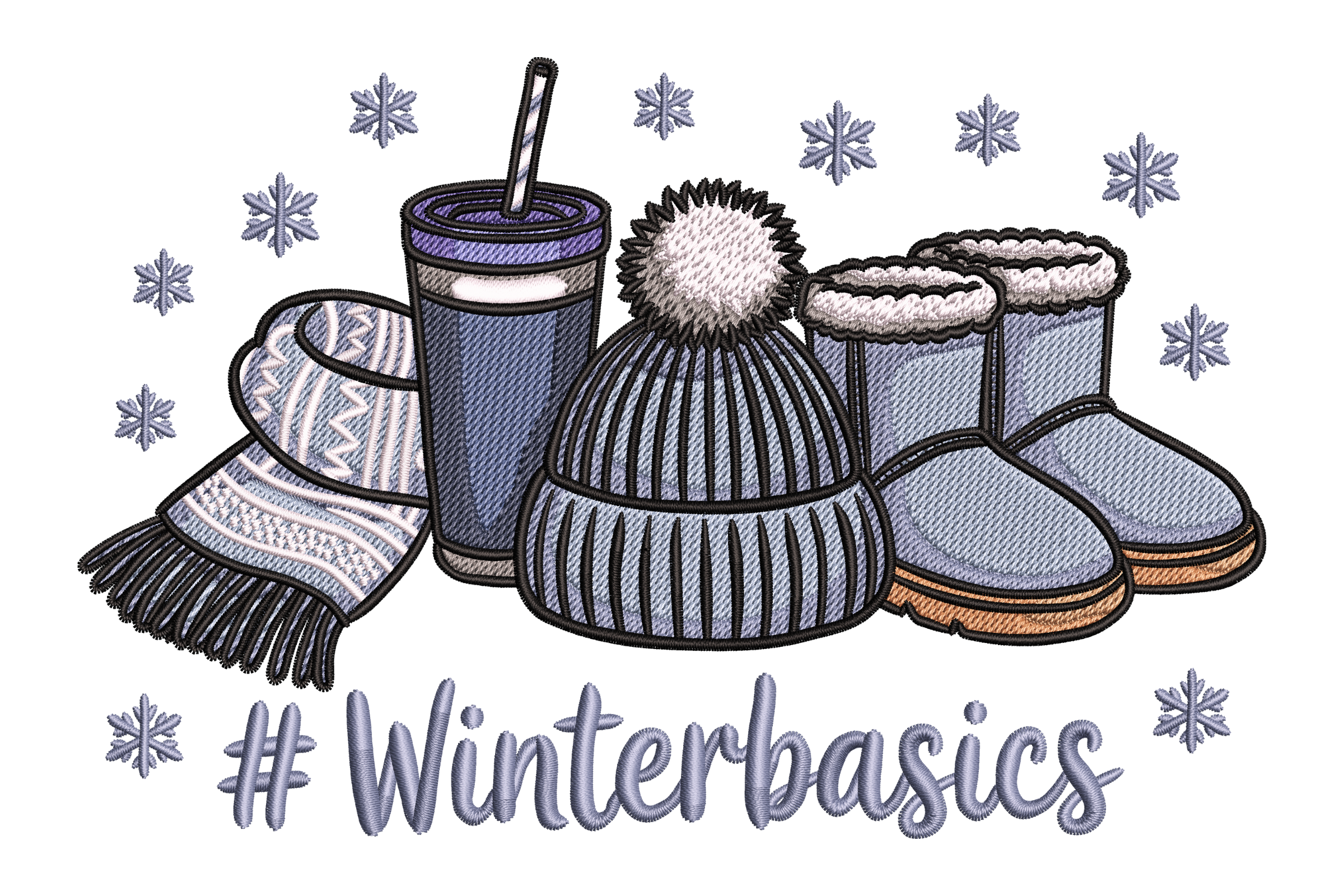 Winter Basics Outfit – Cozy Embroidery Design