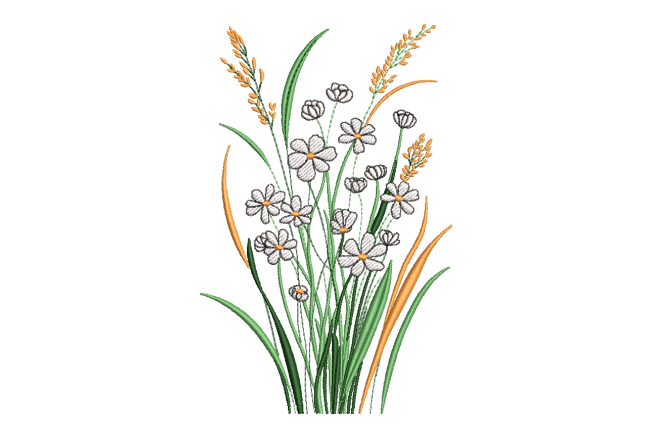 Wildflower Bouquets – Machine Embroidery Design | Embroidize