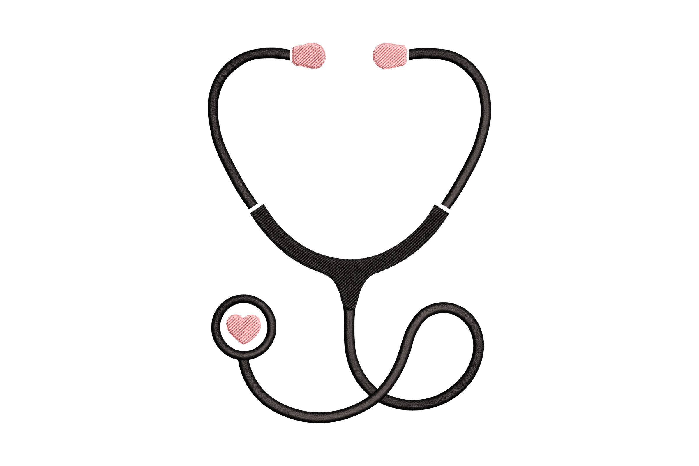 Heart Stethoscope – Medical Professional Embroidery Design