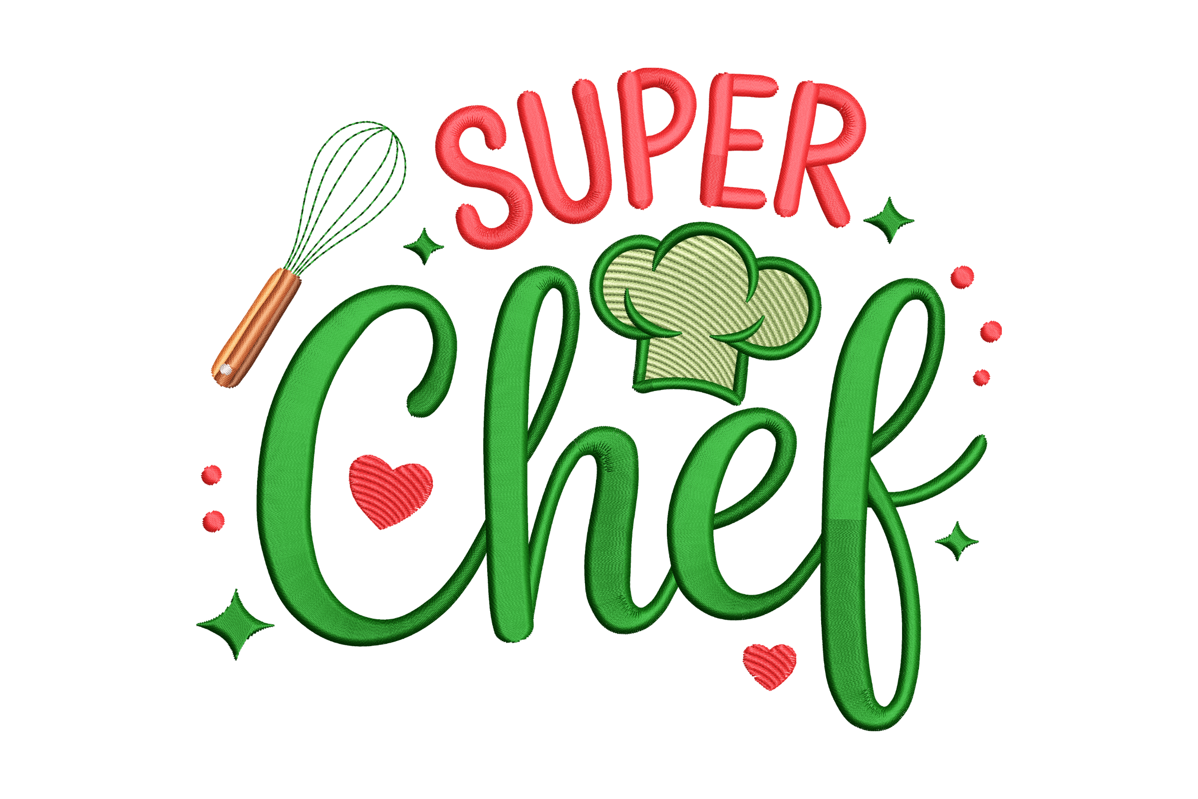Super Chef – Professional Kitchen Embroidery Design