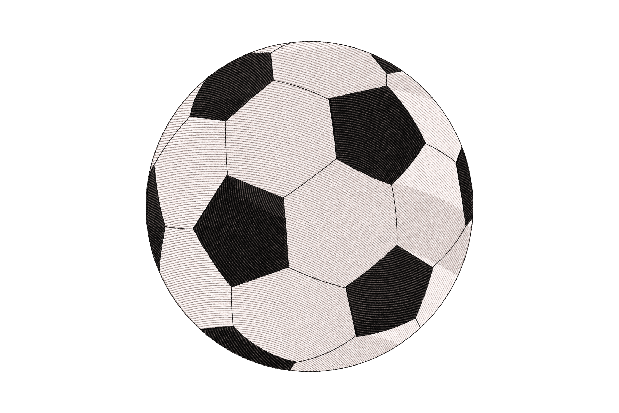 Classic Soccer Ball – Sports Machine Embroidery Design