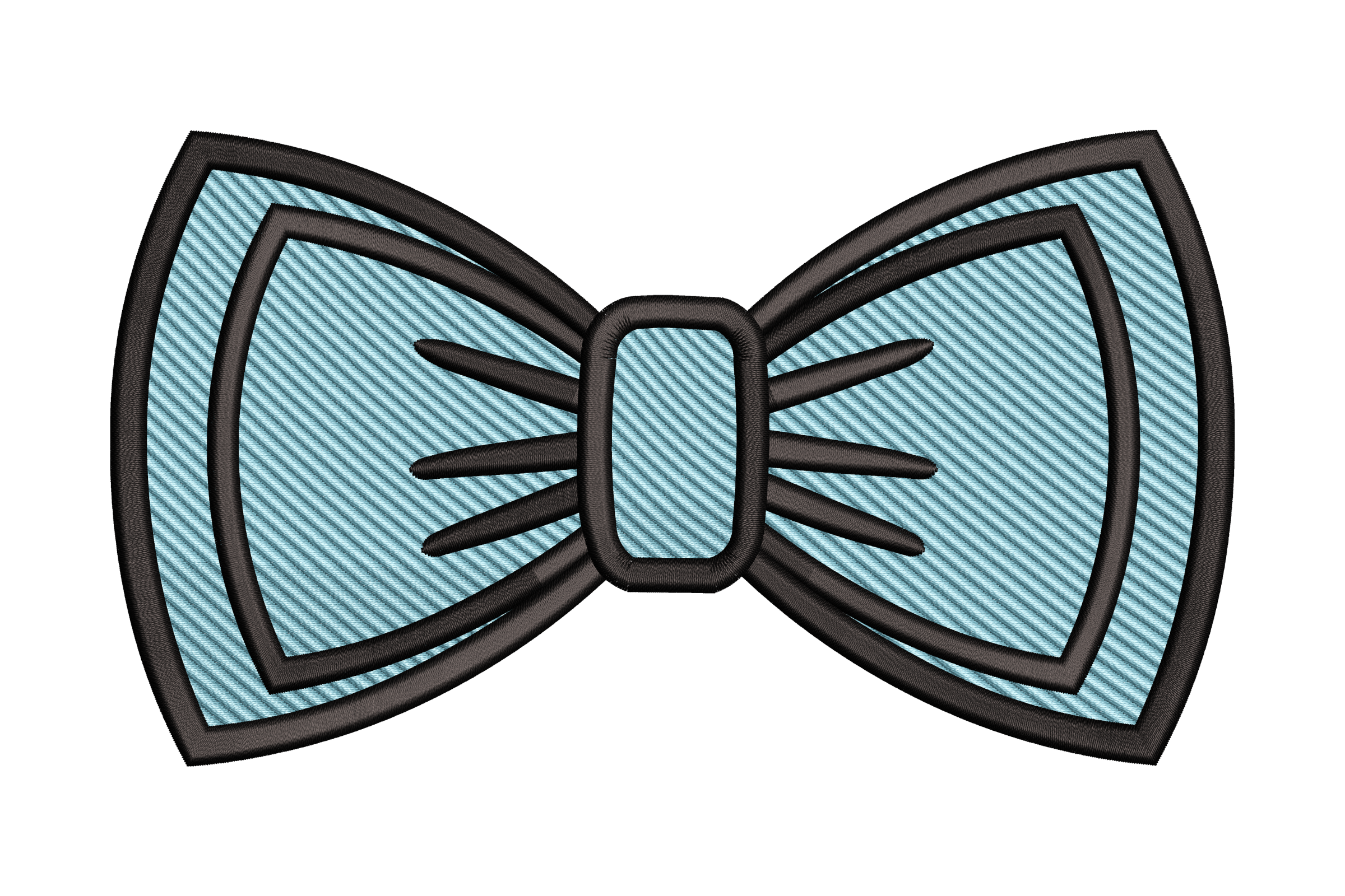 Cute Bow Tie – Simple Boy & Girl Embroidery Design