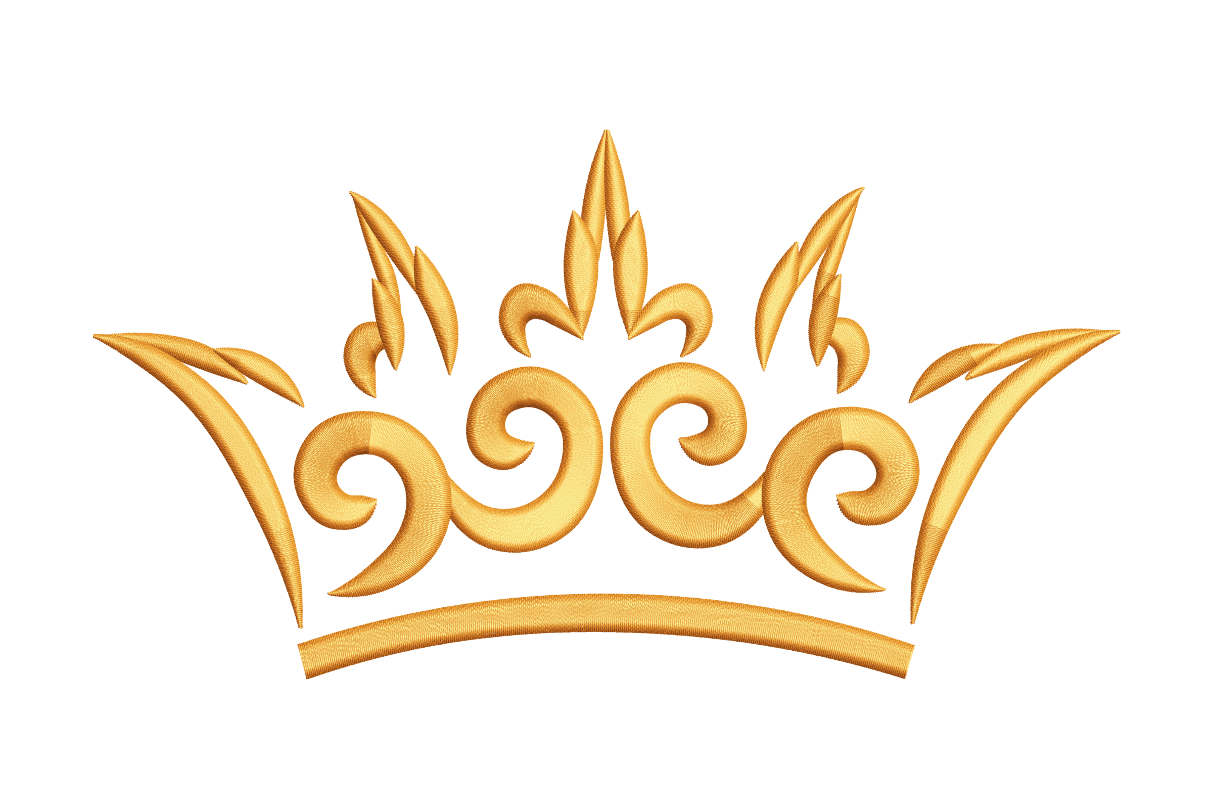 Royal Crown Elegant Decorative Machine Embroidery Design
